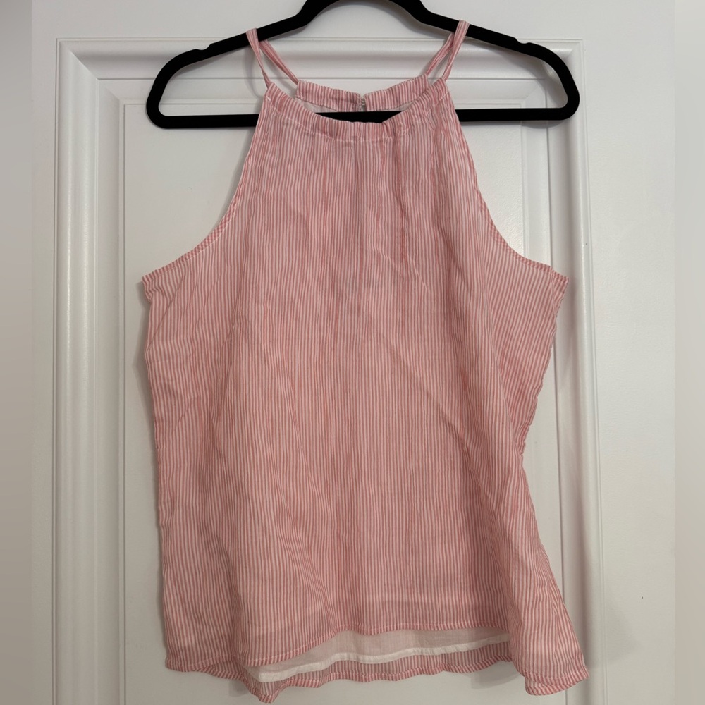 Carve Designs Pink Striped Women's Tank Top